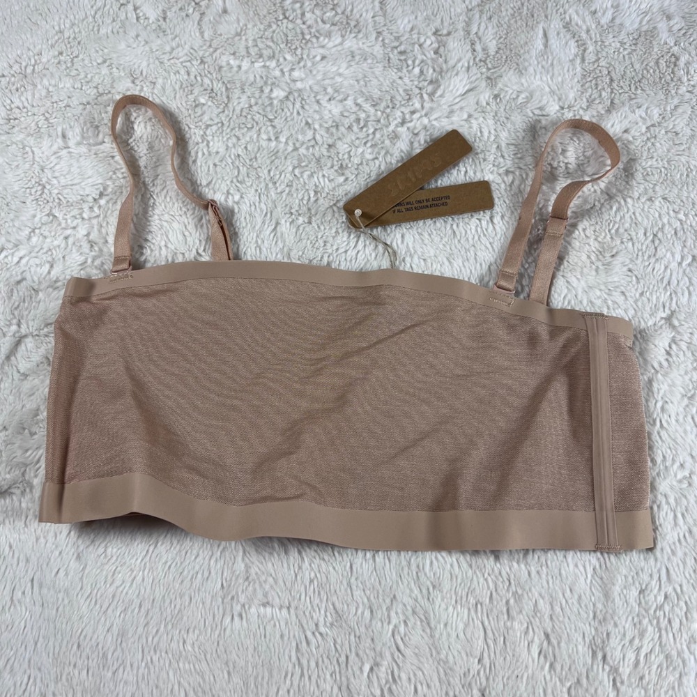 SKIMS Women's Fits Everybody Bandeau Bra Clay BR-BND-0254 Size  Medium NWT